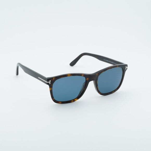 Tom Ford Eric-02 FT0595 52D Sunglasses Havana Square Frame, Polarized Lenses - Picture 7 of 9